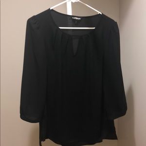 EXPRESS BLACK DRESSY TOP